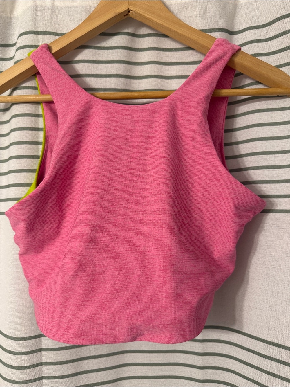 Outdoor Voices Pink Racerback Performance Tank